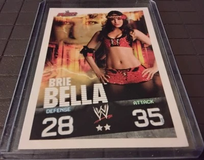 2009 Topps WWE Slam Attax Brie Bella Rookie Card - Image 1 of 2