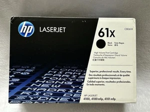 HP LaserJet 61X C8061X Genuine Black Toner Print Cartridge SEALED - Zdjęcie 1 z 2