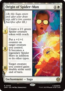 Origin of Spider-Man 0009 ~ Rare MTG Marvel Spider-Man - Picture 1 of 1