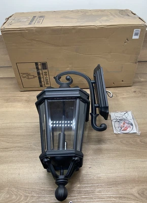 Aplique de pared exterior The Great Outdoors 8691-66 Harrison 2 luces 21" de alto *LEER Foto 1 de 4