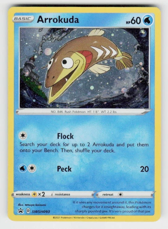 SWSH: Sword & Shield Promo Cards #SWSH093 Arrokuda - Image 1 of 2