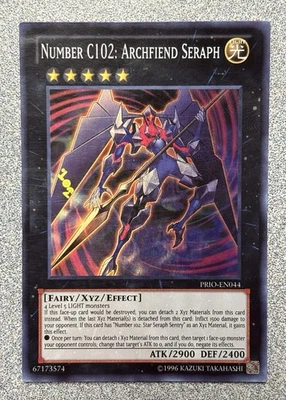 Number C102: Archfiend Seraph PRIO-EN044 Super Rare Unlimited Edition LP - Image 1 of 2