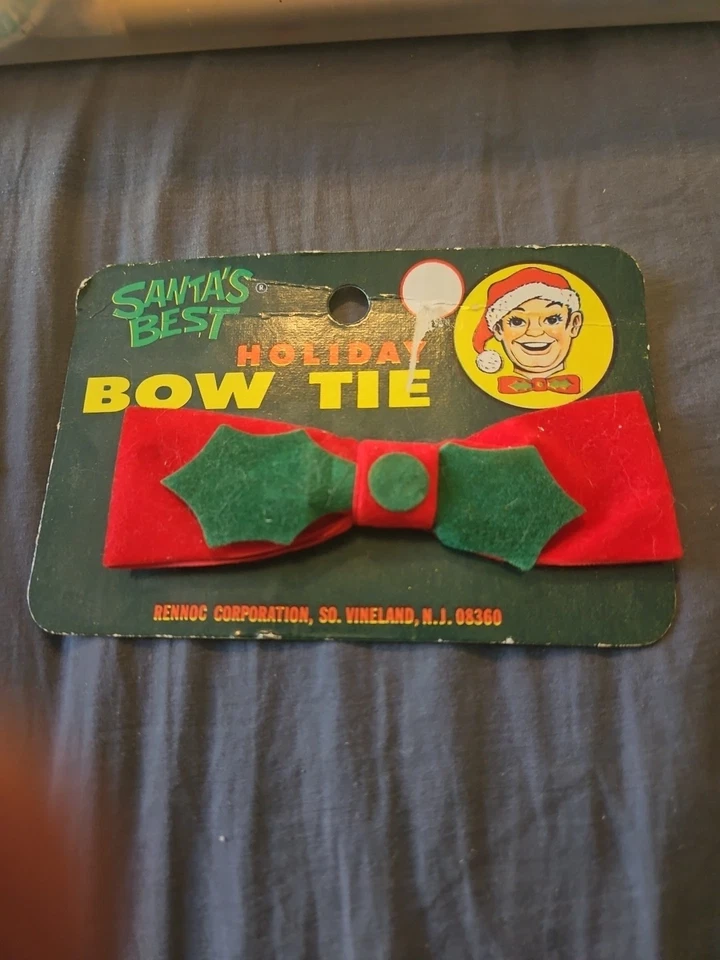 Pajarita vintage con clip de metal ormond para hombre roja lisa verde 5 pulgadas nueva Foto 1 de 4