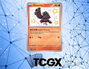 Pokemon - Oricorio - 113/091 - Paldean Fates - Holo - Brillante Raro Casi Nuevo - Imagen 1 de 1