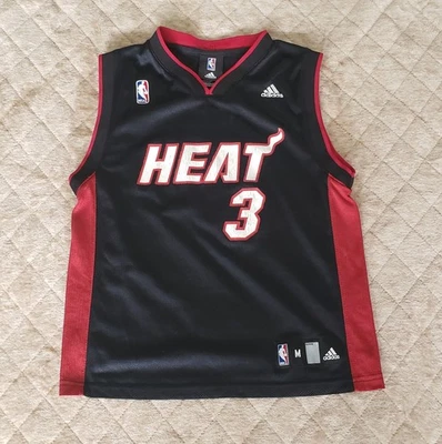 Dwyane Wade #3 Miami Heat Adidas Jersey Youth M 10-12 NBA  - Image 1 of 4