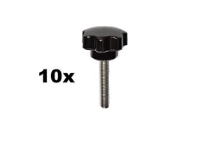 10x Sterngriff Sternschraube M8x40mm Kreuzgriff (SET) - Bild 1 von 2