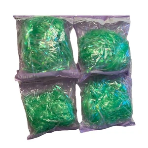 Four Pack of Green Easter Grass (Each is 1.7 oz) - Picture 1 of 2