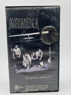 Metallica *Cunning Stunts* Part 1 & Part 2 (VHS Video Tapes 1998) - Image 1 of 4