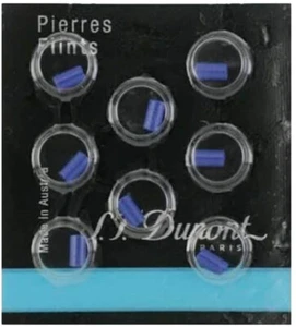 Lot de 8 pierres à briquet bleues 640 pour briquet ST Dupont