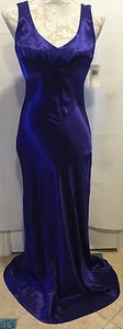 NEW Rampage Blue Party Formal Cocktail Evening Long Full Length Maxi Dress Sz 7 - Picture 1 of 10