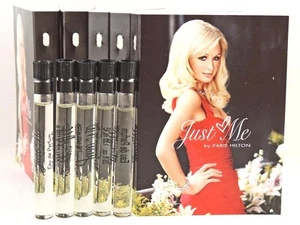 PARIS HILTON JUST ME FOR WOMEN EDP 1.52ml .05fl oz x 5 PERFUME SAMPLES VIALS - Picture 1 of 1