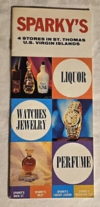 '60's Sparky’s Liquor Jewelry Perfume Store Guide St Thomas St Croix, Virgin Is. - Picture 1 of 8