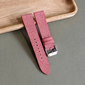 Quick Release Stingray Watch Strap, Flat Men Stingray Watch Band, 16mm - 24mm - Picture 1 of 15