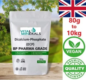 Dicalciumphosphat Pulver 100% rein für Haare Haut Nägel Knochen Muskeln Portofrei - Bild 1 von 2