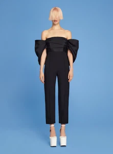 Solace London The Kasey Jumpsuit In Black Size US 4/ UK 8 NWT $675 MSRP - Picture 1 of 15