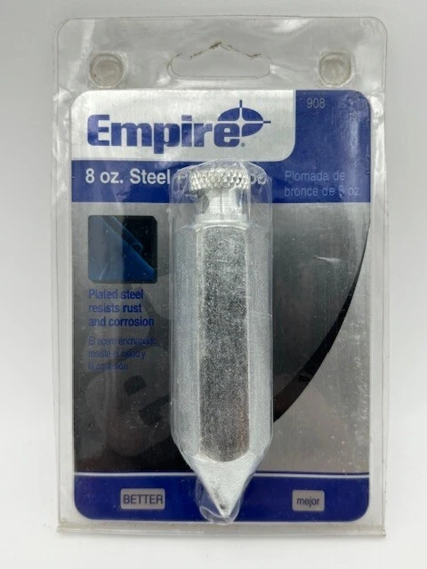 Empire Level 8oz Steel Plumb Bob 00908
