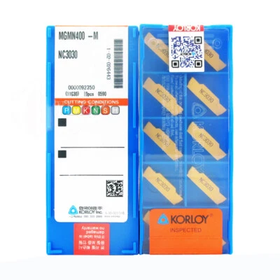 KORLOY MGMN400-M NC3030 Carbide Inserts CNC TOOL ✦Kd - Image 1 of 4