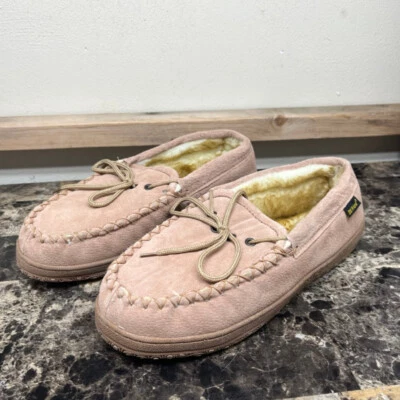 Old Friend Women Size 11 Moccasin Loafer Slipper Sheepskin Washington Tan LNWOB - Image 1 of 4