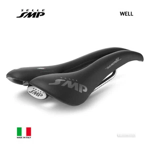 NEU Selle SMP WELL Sattel Rennrad MTB Fahrradsitz: SCHWARZ - MADE IN iTALY! - Bild 1 von 4