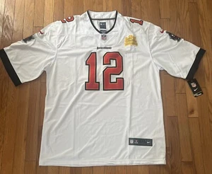 Tom Brady Authentic Tampa Bay Buccaneers Jersey With Super Bowl Champions Patch - Picture 1 of 9
