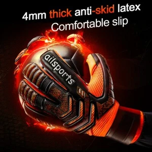 Guantes De Fútbol Profesional Nuevo Diseño En Látex Protección De Los Dedos - Picture 1 of 10