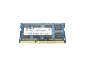 Elpida 2GB 2RX8 PC3 10600S-9-10-F1 (EBJ21UE8BFU0-DJ-F) Laptop RAM - Picture 1 of 1