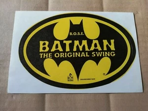 B.O.S.E. - BATMAN - BCM -  PROMO -  AUFKLEBER / STICKER (ca. 160 x 105 mm) - Imagen 1 de 1
