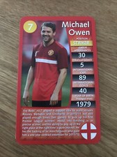 Michael Owen Manchester United Top Trumps Specials 2012 Football Card
