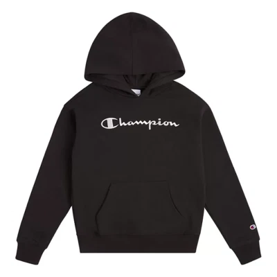 Sudadera con Capucha Champion Negra/Plateada Logo Bordado en Niño Talla XS 4/5 Foto 1 de 4