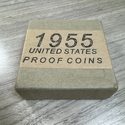 1955 Sealed Unopened Silver US Mint Proof Set - Image 1 of 4