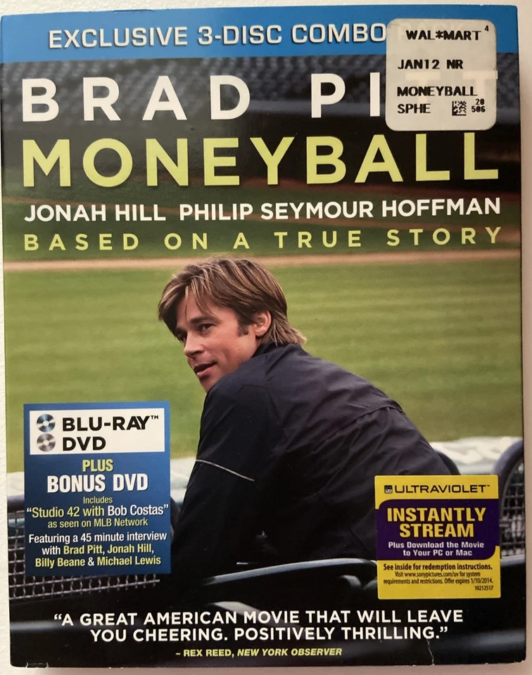 Moneyball (2011) 3-Disk Special Edition Blu Ray With Slipcover - Image 1 of 4