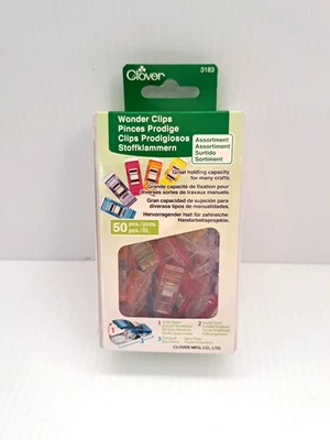 Clover Wonder Clips Assortment 50pcs - Image 1 of 3
