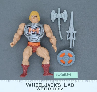 Armadura de batalla 100 % completa Masters of the Universe He-Man MOTU 1984 Mattel Foto 1 de 2