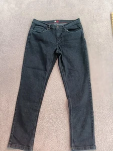 Perry Ellis America Men’s Black Slim Straight Stretch Jeans Size 34x32 - Picture 1 of 7