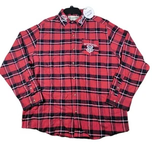Harry Potter Gryffindor Flannel Shirt Cakeworthy Mens 2XL NWT - Picture 1 of 8