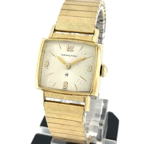 Vintage Hamilton Vincent Cal. 681 10K RGP Watch Original Bracelet - Picture 1 of 13