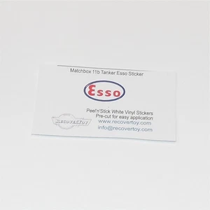 Matchbox Lesney 11b Esso Petrol Tanker Rear Sticker - Picture 1 of 4