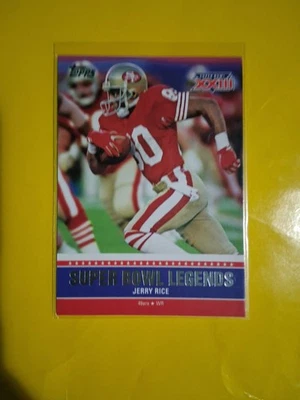 2011 Topps - Super Bowl Legends Jerry Rice #SBL-XXIII - Imagem 1 de 2