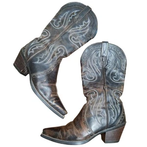 Botas Ariat Heritage Western Puntera X atrevidas Cuero Marrón Para Mujer 7 B 10010265 - Imagen 1 de 23