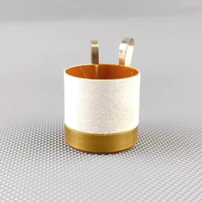 Bobina de voz de 1"-25,5 mm para altavoz de graves woofer 2ω 26 mm fibra antigua plana aluminio Foto 1 de 4