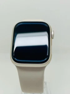 Apple Watch Series 9 45MM Starlight GPS -  GREAT COND - HIGH BATT HEALTH - Picture 1 of 3