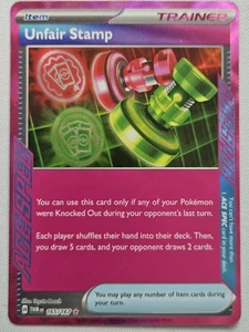 Unfair Stamp ACE SPEC Rare SV06: Twilight Masquerade 165/167 NM - Picture 1 of 2