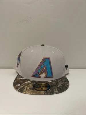 New Era 59FIFTY Arizona Diamondbacks Stone Real Tree Fitted Hat Cap Size 8 - Image 1 of 4