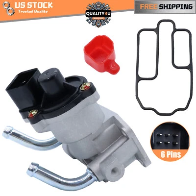 MD614743 Idle Air Control Valve  For Mitsubishi Mirage L4Cyl 1.8L 1997-2002 Foto 1 de 4