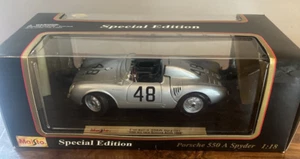 Maisto Porsche 550 A Spyder escala 1:18 edición especial coche modelo fundido a presión - usado - Imagen 1 de 20