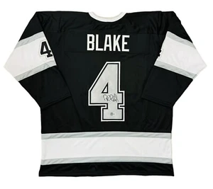Rob Blake Los Angeles Kings Signed Jersey Hof 2014 Beckett COA - Picture 1 of 3