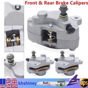 For Arctic Cat 250 300 375 400 454 500 1996-2002 3X Front & Rear Brake Calipers - Picture 1 of 10