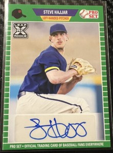 Steve Hajjar #PS-SH1 2021 Pro Set XRC GREEN Rookie Autograph Auto Twins