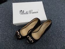 Belle Woman Black High Heel Peep Toe Shoes Size 39