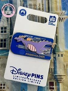Prendedor de pasaporte anual deslizante de figuras Epcot de los parques de Disney 2025 AP LR - Imagen 1 de 1